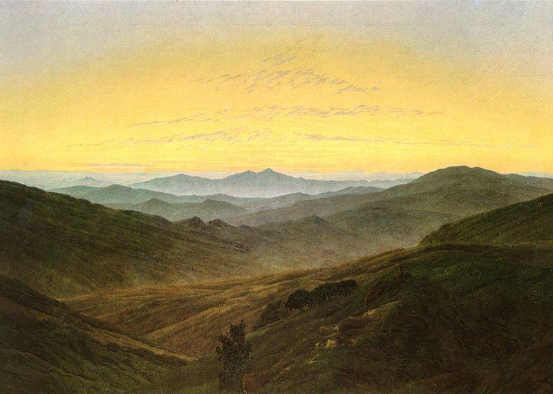 Caspar David Friedrich Giant Mountains oil painting picture